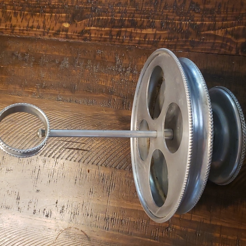 Vintage Aluminum Cruet Condiment Caddy Spinning by Buenilum - Picture 4 of 6